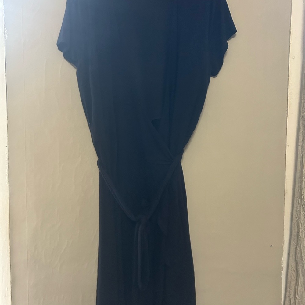 LOFT Navy Wrap Dress